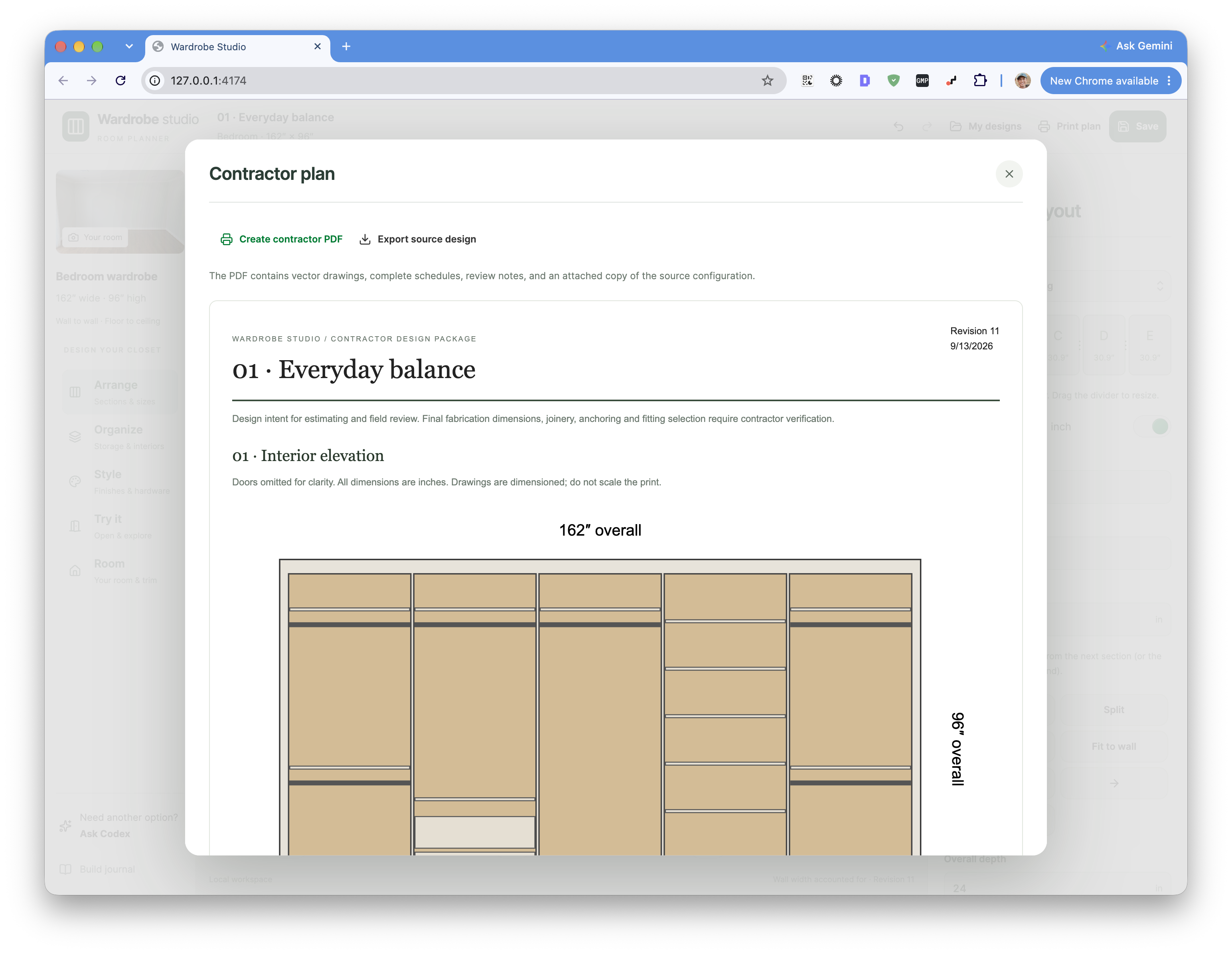 Contractor plan